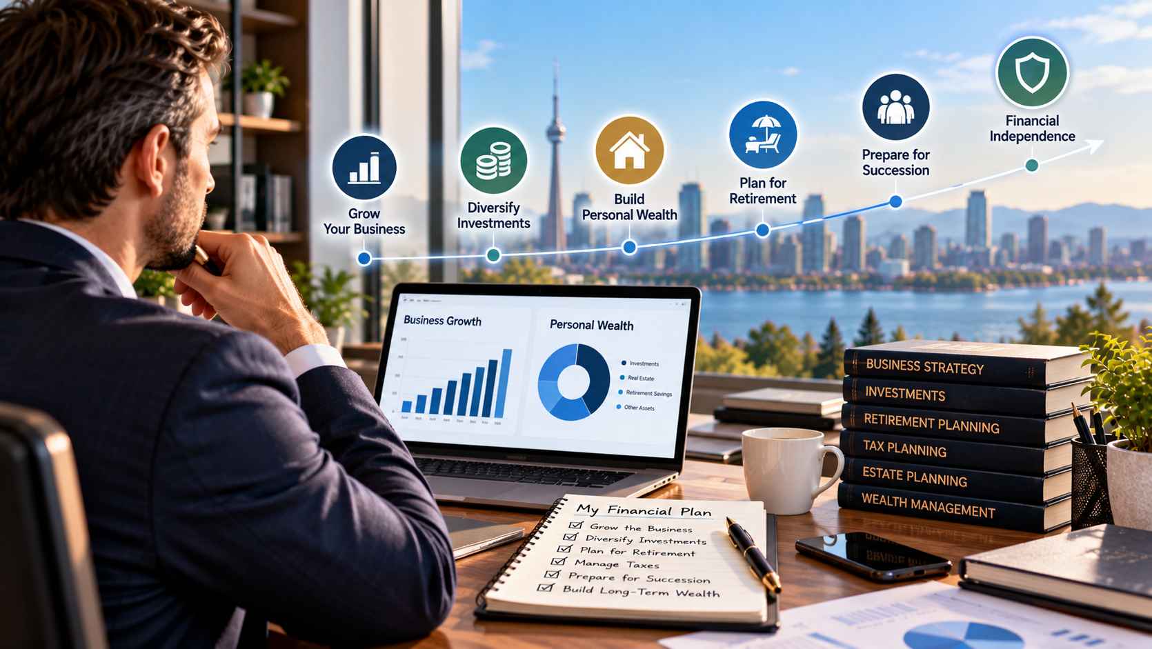How Business Owners Can Plan for Financial Independence Beyond Their Company
